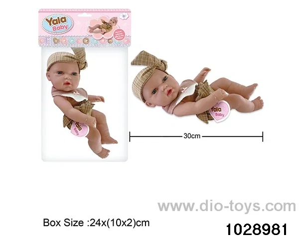 12-inch pond rubber doll in poly bag header