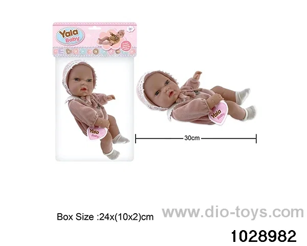 12-inch pond rubber doll in poly bag header