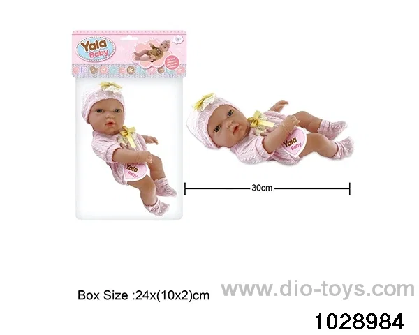 12-inch pond rubber doll in poly bag header