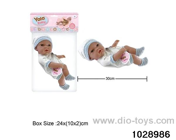 12-inch pond rubber doll in poly bag header