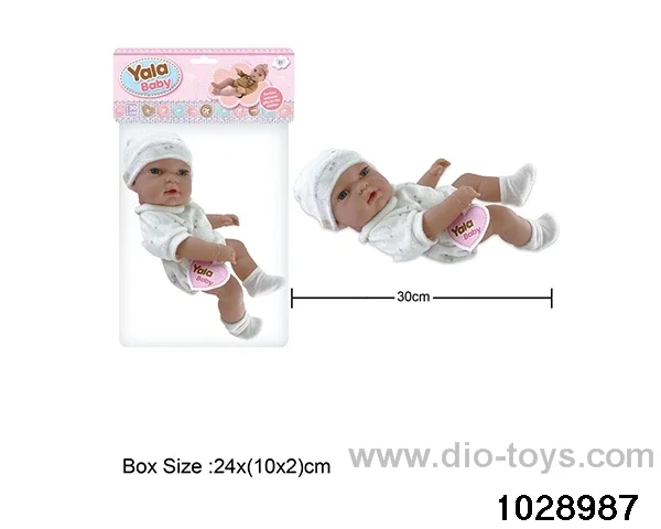 12-inch pond rubber doll in poly bag header