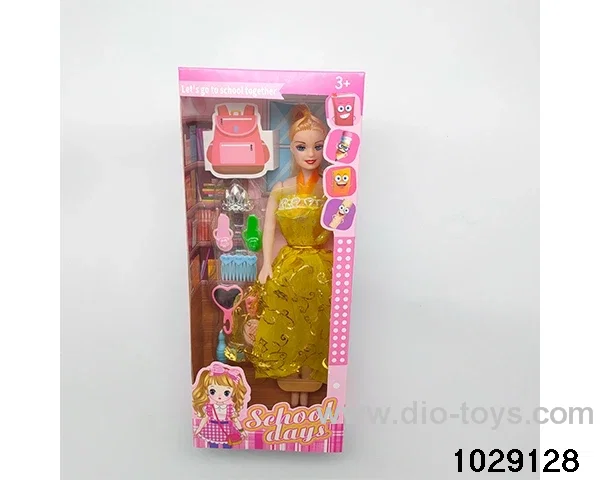 11.5 inch doll in window box