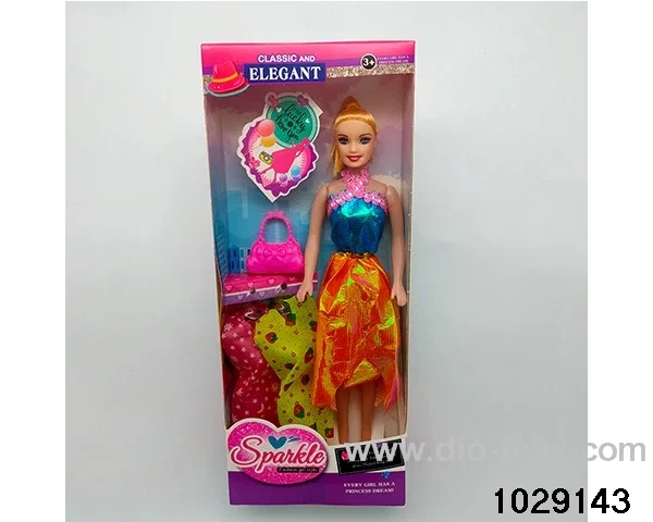 11.5 inch doll in window box