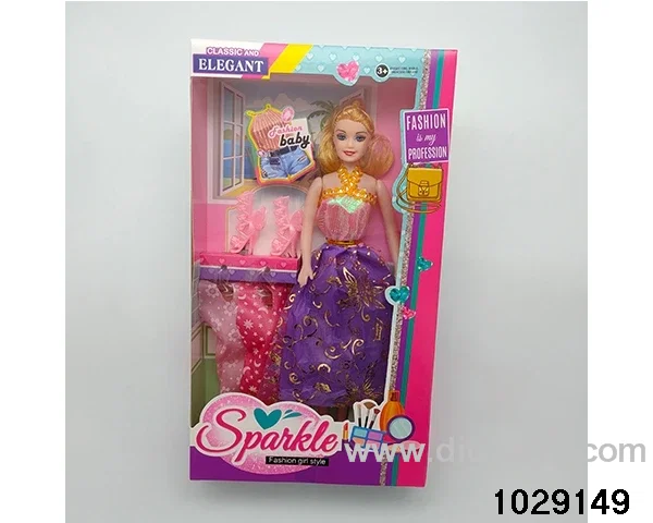 11.5 inch doll in window box