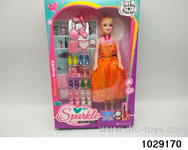 11.5 inch doll in window box