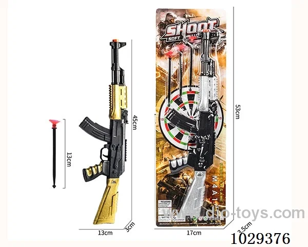 Soft bullet gun set in blister card