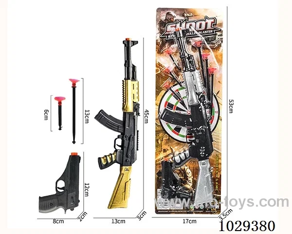 Soft bullet gun set in blister card