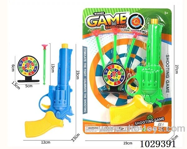 Soft bullet gun set in blister card