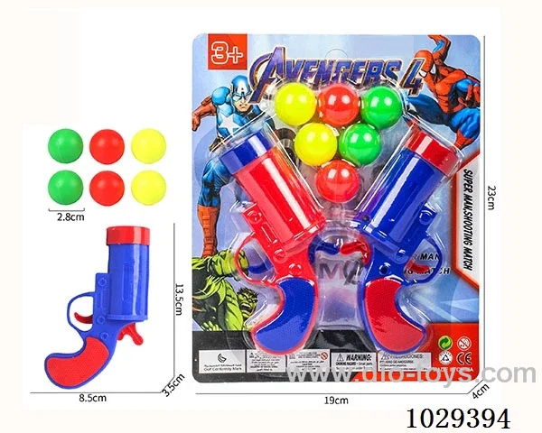 Soft bullet gun set in blister card