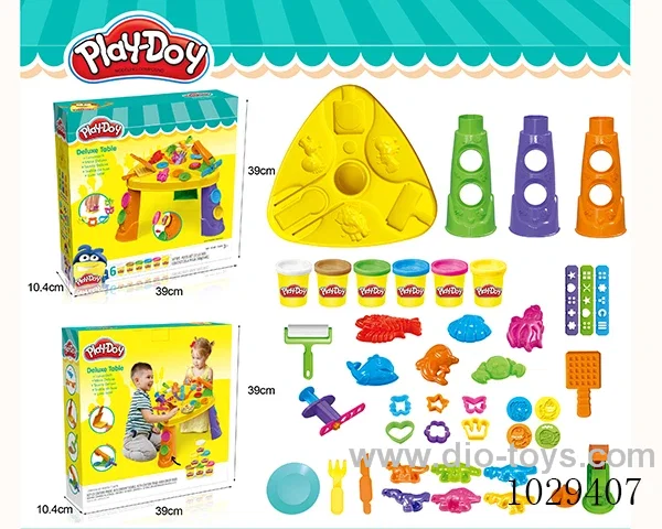 color mud  toys  in color box