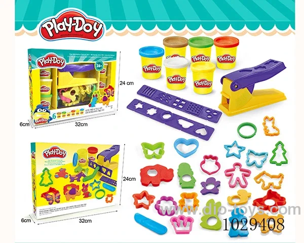 color mud set toys in window box