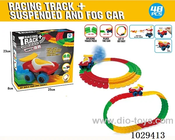 variable track with car in color box