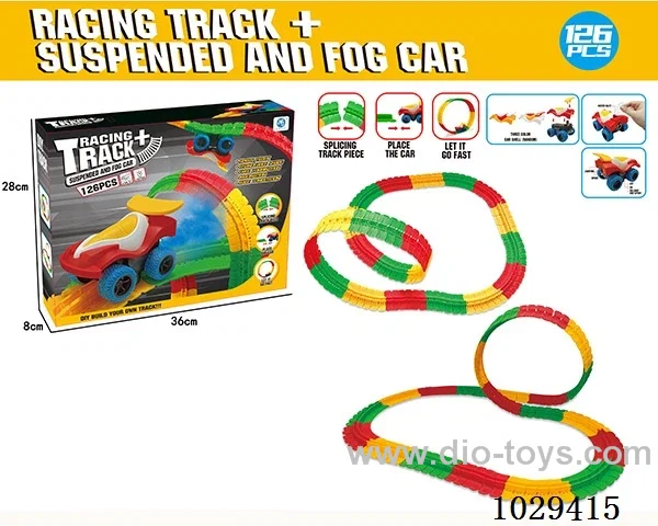 variable track with car in color box