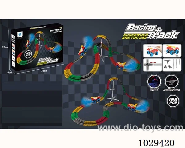 variable track withcar & Light stand  in color box