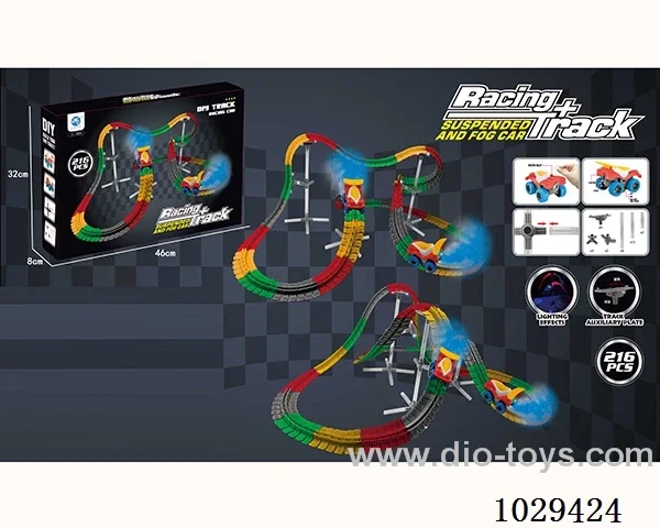 variable track with car & Light stand in color box