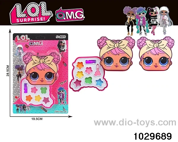 make-up toys in lister with insert