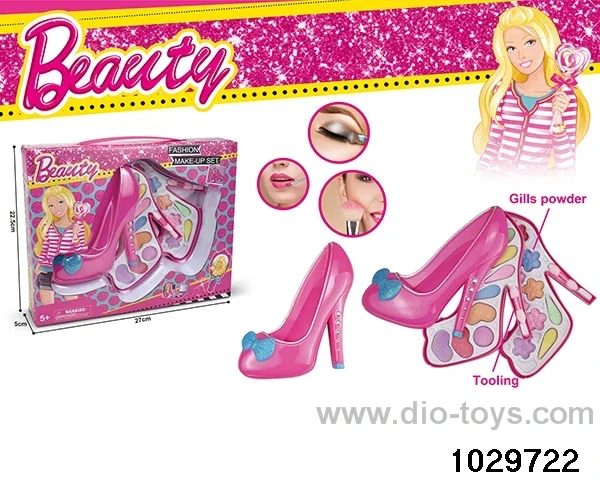 make-up toys in window box
