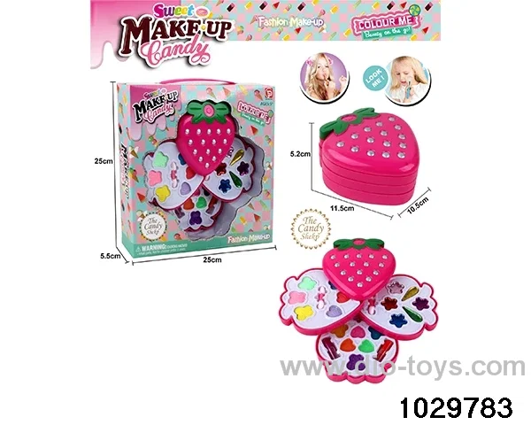 make-up toys in window box