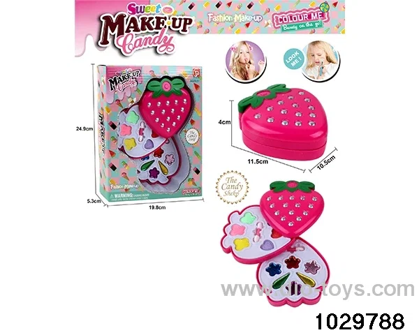make-up toys in window box