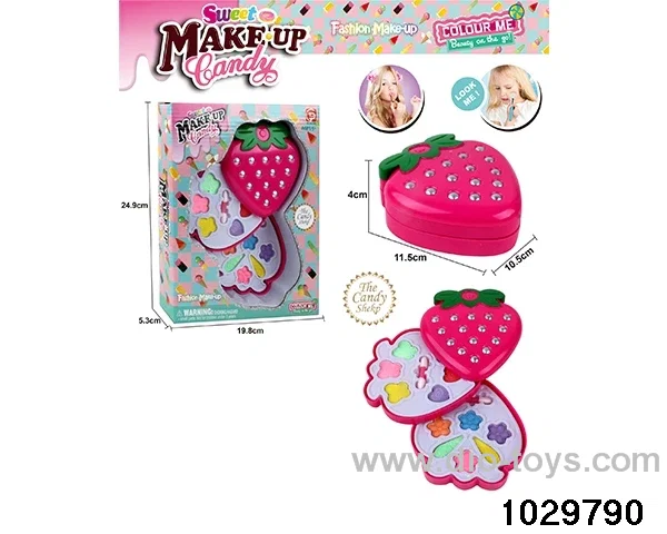 make-up toys in window box