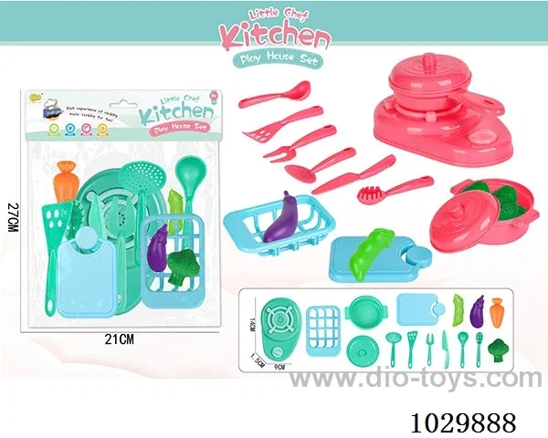 kitchen ware 2color mixed loading in PVC bag