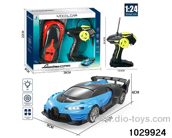 1:24 4 ch rc car with light，not include battery