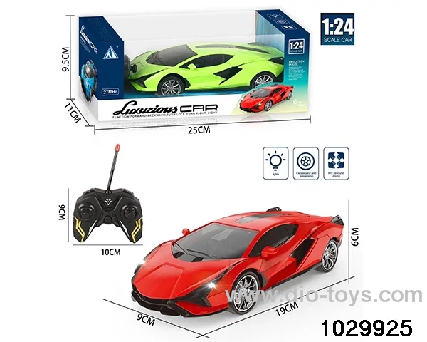 1:24 4 ch rc car with light，not include battery