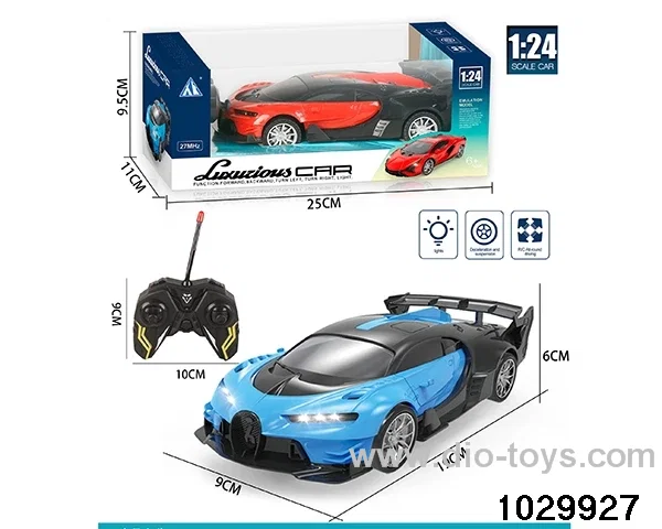 1:24 4 ch rc car with light，not include battery