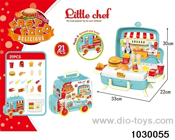 Fast Food Truck in paper card