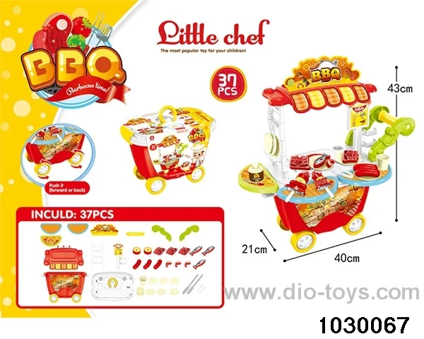 Barbecue in paper card