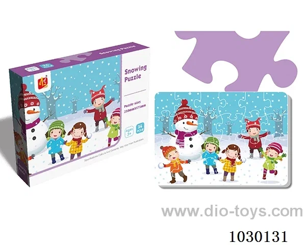 24PCS  Puzzle toy in color box