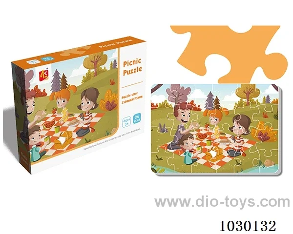 24PCS  Puzzle toy in color box