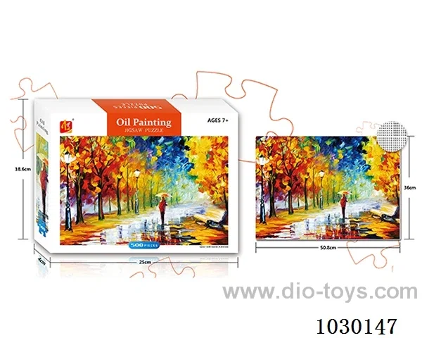 500PCS  Puzzle toy in color box