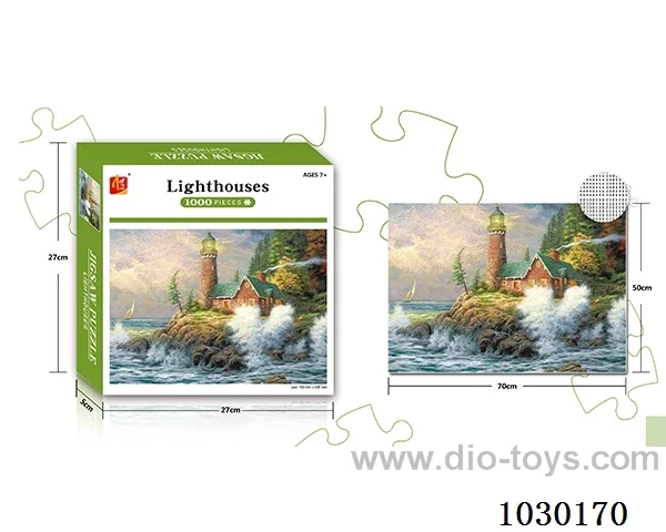 1000PCS  Puzzle toy in color box