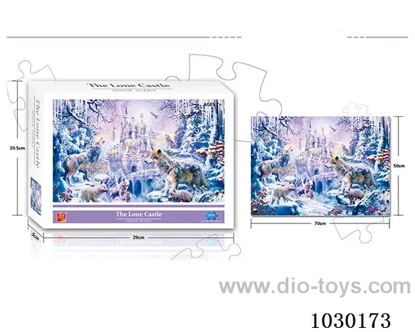 1000PCS  Puzzle toy in color box