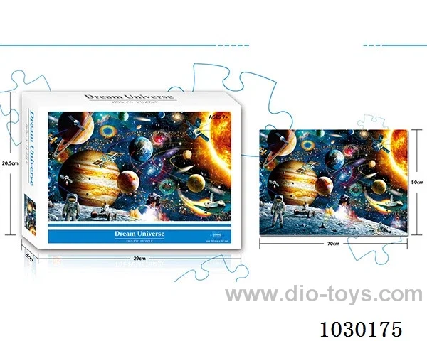 1000PCS  Puzzle toy in color box