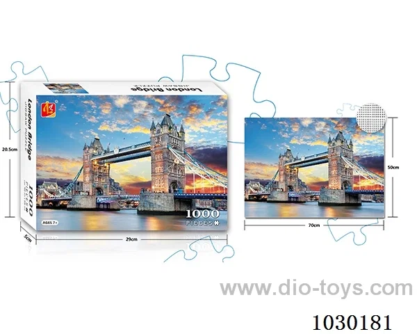1000PCS  Puzzle toy in color box