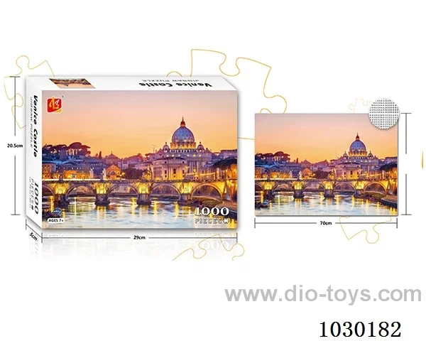 1000PCS  Puzzle toy in color box