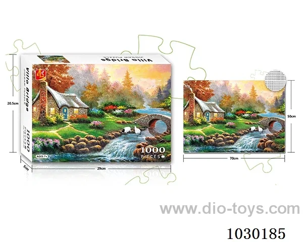 1000PCS  Puzzle toy in color box
