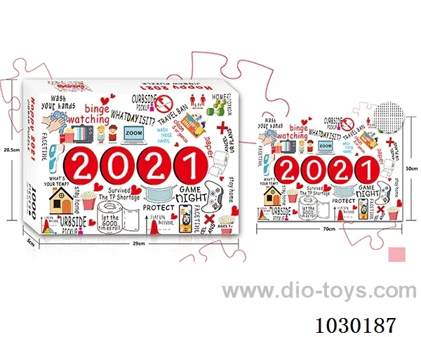 1000PCS  Puzzle toy in color box