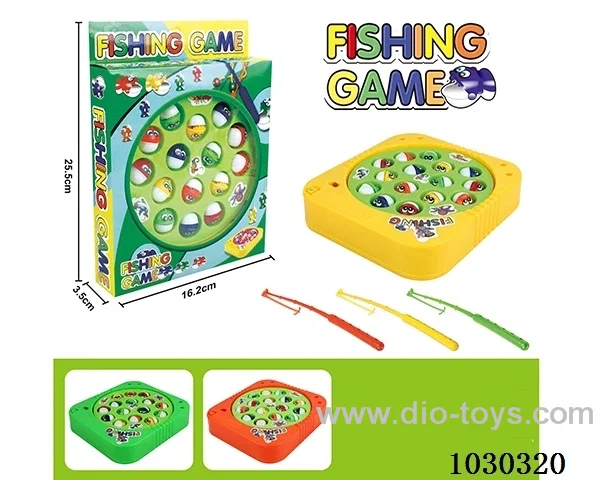 Electric fishing toy 3 color mixed loading in window box