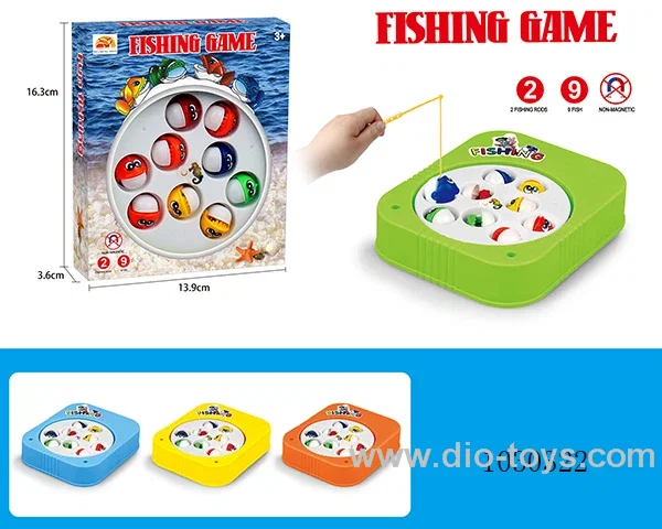 Electric fishing toy 4 color mixed loading in window box
