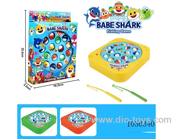 Electric fishing toy 3 color mixed loading in window box
