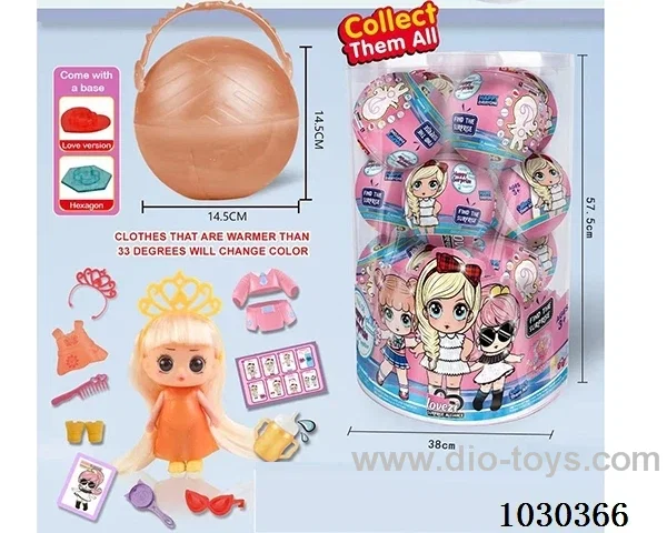 doll set in Barrel