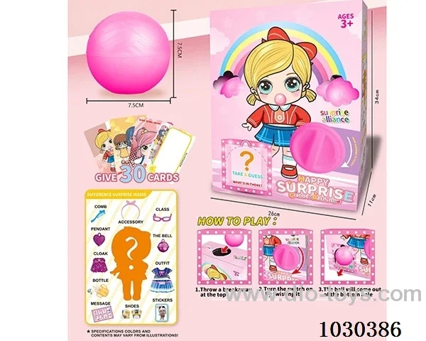 doll set in color box