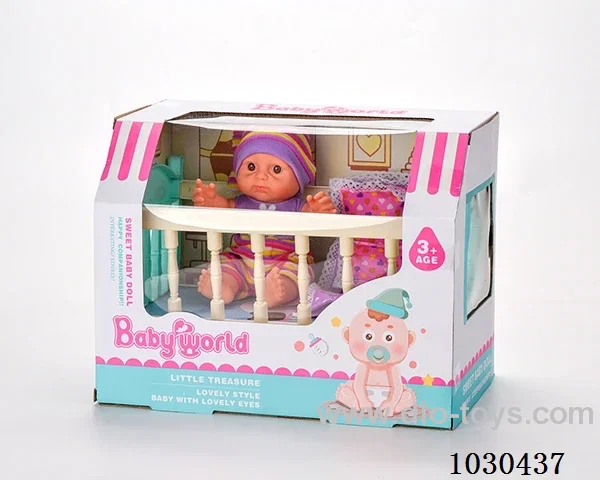 doll set in color box