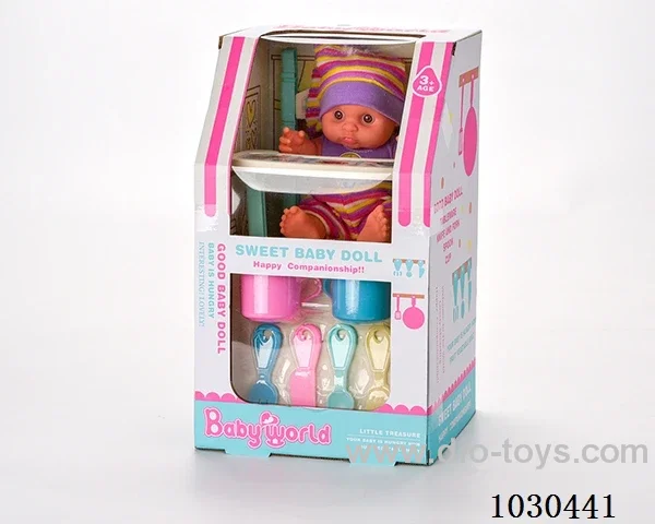 doll set in color box