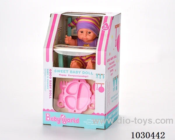 doll set in color box