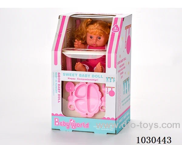 doll set in color box