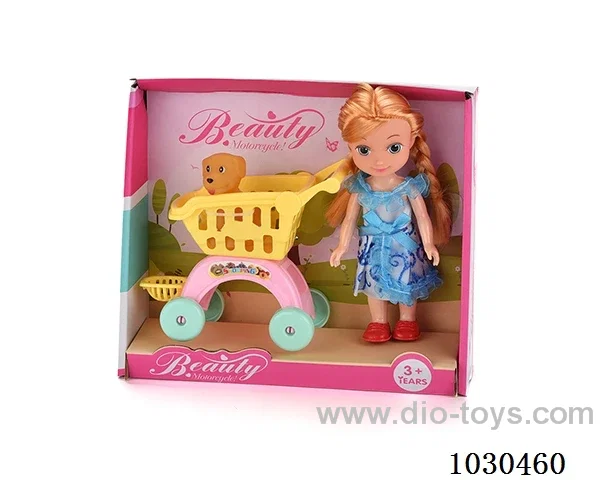 doll& Shopping cart in Display box